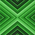 thumbnail image 1 of Ahgly Company Machine Washable Indoor Square Transitional Neon Green Area Rugs, 4' Square, 1 of 7