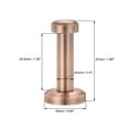 thumbnail image 2 of Wall Hook Robe Towel Hook Wall Mounted Coat Hook Hanger Brushed Copper Tone, 2 of 5