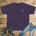 thumbnail image 4 of Unisex Mineral Wash T-Shirt, Jesus Inspires, Short Sleeve Shirt, 4 of 11