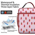 thumbnail image 4 of Premium Insulated Strawberry Lunch Box for Men & - Reusable Lunch Bag with,Hour Temperature Retention, Compact & Lightweight Design for Office, Work, Picnic, Travel - Durable Lunch Tote for Adults., 4 of 5
