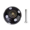 thumbnail image 3 of Cute Playful Ceramic Knob Door Window Cupboard TV Cabinet Drawer Handle Pull Black Macarena none, 3 of 8