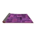 thumbnail image 2 of Ahgly Company Indoor Square Abstract Purple Modern Area Rugs, 4' Square, 2 of 4