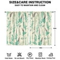 thumbnail image 2 of Soft Floral Window Drapes 42x63 Inch 2 Panels Rod Pocket Blackout Curtains for Bedroom and Peaceful Decor, 2 of 2