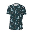 thumbnail image 6 of Wukai Cute Turtle Print Men's Short-Sleeved Mesh T-Shirt,Quick-Dry Short Sleeve Workout T-Shirt-Large, 6 of 8