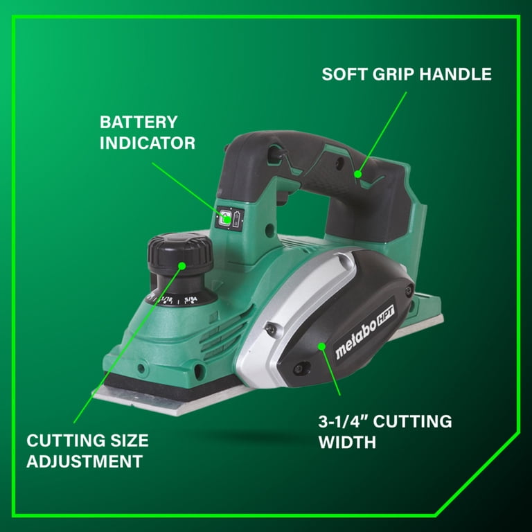 Metabo HPT 18V Cordless Hand Planer, Tool Only P18DSLQ4 photo 3