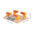 thumbnail image 2 of HEATSHAKING Train Accessories Railway Train Road Block Model Multi 1Pcs, 2 of 5