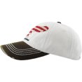 thumbnail image 3 of White Eagle Flag American Vintage Distressed Baseball Cap Dad Hat, 3 of 6