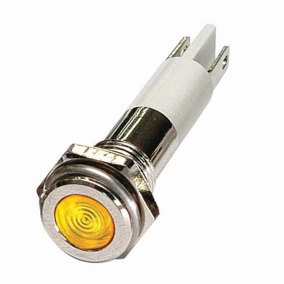 Manufacturer Varies Flat Indicator Light,Yellow,24VDC 24M066