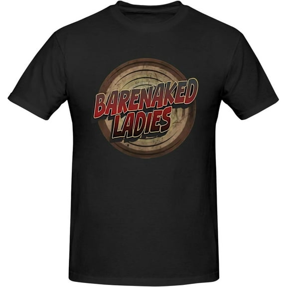 Barenaked Ladies Music T-Shirt for Men Women Cotton Crew Neck Short Sleeve Casual Stylish Tee Black