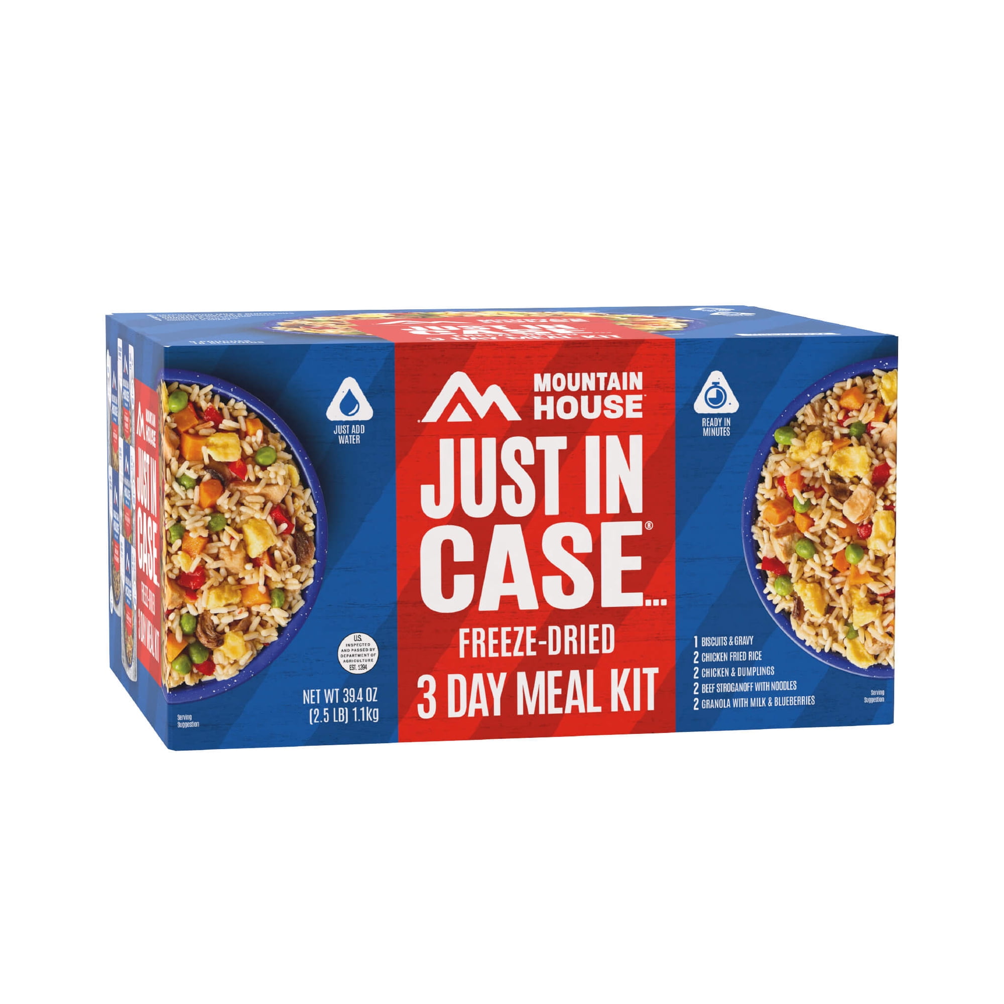 Mountain House 3-Day Emergency Food Supply, Freeze-Dried Survival & Emergency Food, 18 Servings