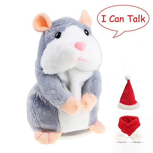 Details about   Cute Mimicry Pet Talking Hamster Repeats What You Say Plush Animal Toy Electroni 