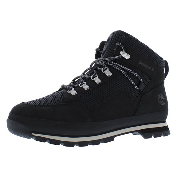 Timberland Euro Mid Hiker Womens Shoes Size 6.5, Color: Black