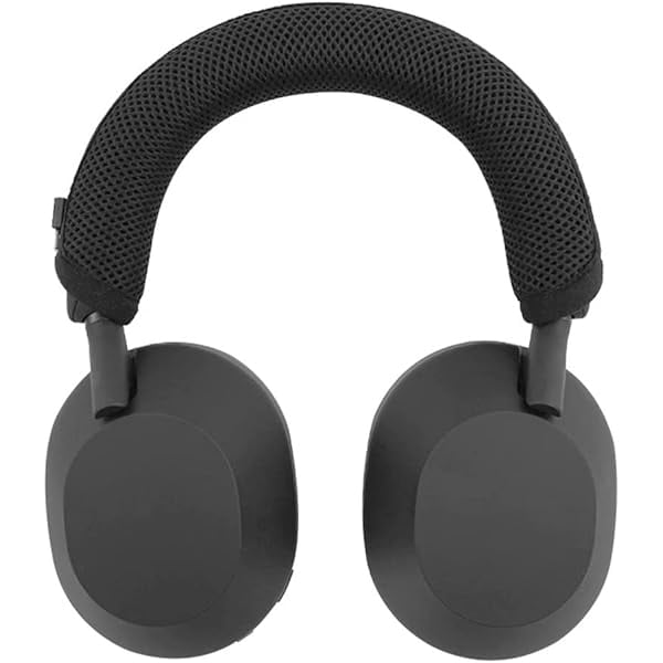 wonima11 XBERSTAR WH-1000XM5 Earpads Ear Pads Cushion Cover Headband Earpads Replacement Compatible with Sony WH-1000XM5 Headband (Black Headband)