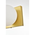 thumbnail image 4 of Living District Jaylin 3-Light Iron & Glass Bath Sconce in Brass/Frosted White, 4 of 6