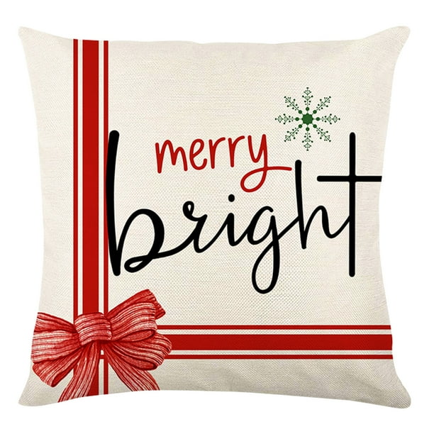 Christmas Pillow Covers 18X18In Christmas Decorations Stripe Christmas