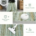 thumbnail image 6 of Hasoo Washable Area Rug 9' x 12' Large Modern Indoor Rug for Living Room Braided Carpet for Home Office, Green, 6 of 6