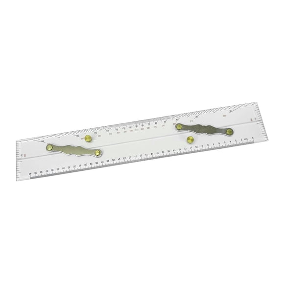 FashionCha Navigation Parallel Ruler Marine Navigation Instrument Chart Ruler Mapping Points Art Measurement Ruler Crafted From Pp Suitable for Boat Navigation M 45cm