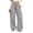 Light Gray_#09, variant on Sewkxo Womens Cargo Sweatpants High Waist Drawstring Baggy Fleece Lined Sweatpants Straight Casual Athletic Joggers with Pockets,Beige L