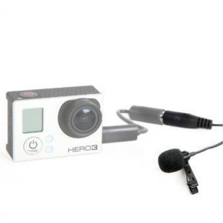 Miracle Sound Lavalier Lapel Clip-on Omnidirectional Condenser Microphone for GoPro HERO3, HERO3+ and