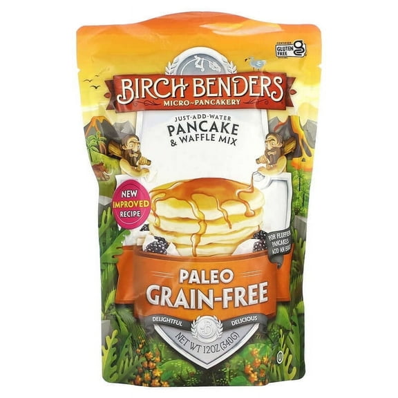 Birch Benders Paleo Pancake & Waffle Mix 12 oz Pack of 3