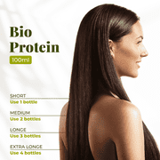 Expert Hair Bio Protein Organic Brazilian Keratin Treatment - Formaldehyde-Free Hair Straightening, Keratina Brasileña, 100ml/3.38oz