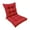Red, variant on TOPCHANCES Indoor/Outdoor Chair Cushions 42'' x 21'' x 3", Waterproof Tufted Thick Patio Wicker Chair Seat Cushion Rocking Chair Cushion (Dark Gray, Set of 1)