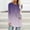 Purple, variant on QUNYINEY Long Sleeve T Shirts for Women Pink Casual Crew Neck Gradient Tops Loose Drop Shoulder Pullover T-Shirts
