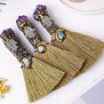 thumbnail image 6 of Happydeer Halloween Faux Amethyst Broom Figurine Handmade Healing Stone Fake Crystal Mini Witch Broom Decoration Ornament Festival Gift (Purple), 6 of 12