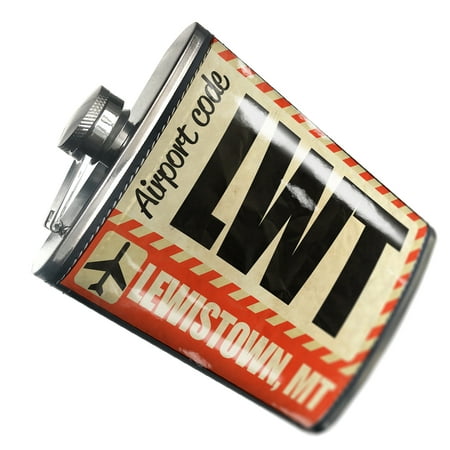 

NEONBLOND Flask Airportcode LWT Lewistown MT