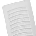 thumbnail image 2 of Imperial 4-inch x 12-inch White Plastic Louvered, Floor Register, Rectangular, Household Vent Cover, 2 of 5