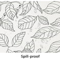 thumbnail image 6 of Oval Tablecloth Leaf Tablecloth, Print Leaf Tablecloth, Fabric Indoor/Outdoor Waterproof Wrinkle Free Durable Floral Tablecloth for Oval Tables 60 X 102 in, 6 of 6