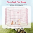 thumbnail image 6 of Bestpet 42"H Dog Playpen, Pink, 8 Panel, 6 of 7
