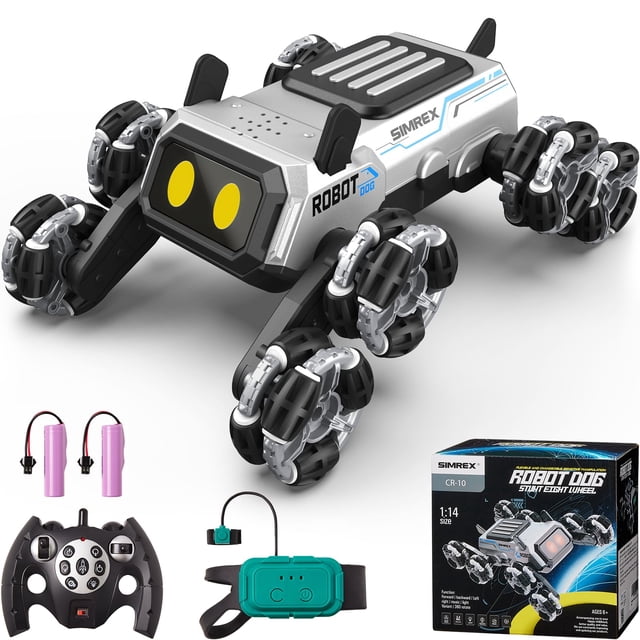 Ruedas mecánicas con sensor de gestos SIMREX CR-10 para coche robot