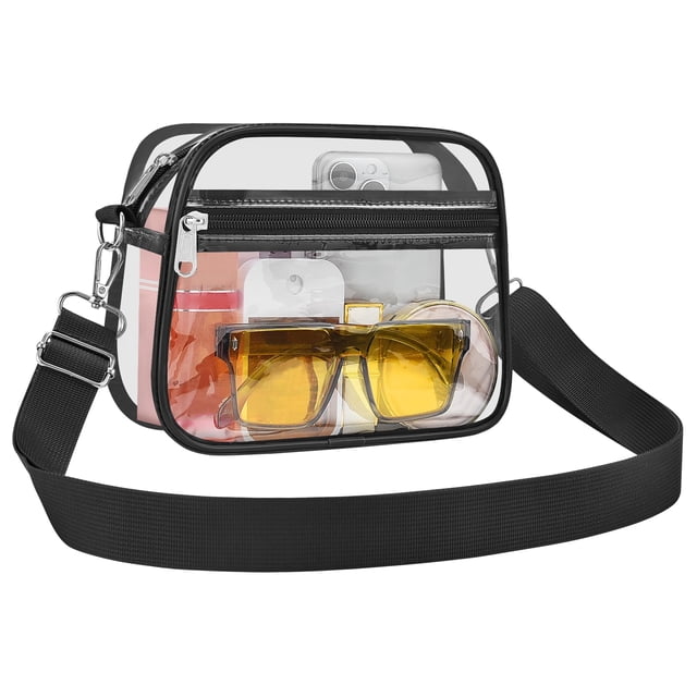 Bolsa transparente SUPERCLARE para eventos en estadios con correa ajustable