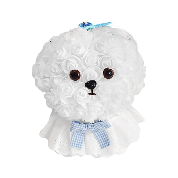 Artificial Flower Puppy Doll, Cute Artificial Rose Ornament, The Ideal Gift For Women, Girlfriends, And Wives In Valentine's Day Or Birthdays