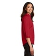 thumbnail image 3 of Port Authority Women's 3/4-Sleeve SuperPro Twill Shirt L665, 3 of 6