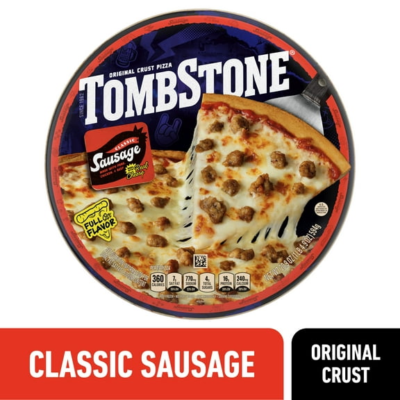 Tombstone Sausage, Original Thin Crust Pizza with Zesty Tomato Sauce, 20.9 oz (Frozen)​
