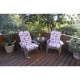 thumbnail image 2 of Garnet and Gray Big Dots Indoor / Outdoor Adirondack Cushion Patio Chair Cushion, 2 of 4