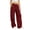 Wine, variant on Jaunzuar Workout Pants Women Elastic Waist Drawstring Cargo Pants Gym Hiking Athletic Pants with Pockets L