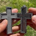 thumbnail image 3 of Squids Game Thanos Necklace with Secret Compartment, Korean Punk Cross Necklace Pendant for Women & Men-Good, 3 of 5