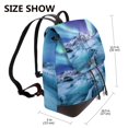 thumbnail image 2 of Easygdp Night At Lake Aurora 1 Mochila de Cuero para Mujeres, Bolso de Hombro, Bolsos de Mano de Moda para Trabajo y Viajes, 2 of 4