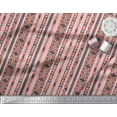 thumbnail image 2 of Soimoi Poly Georgette Fabric Ikat Southwestern Print Fabric by The Yard 42 Inch Wide, 2 of 3