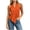 Orange, variant on Women's Halter Tank Tops V Neck Sleeveless Irregular Pointed Hem Loose Solid Color Beach Vacation Pullover Orange S