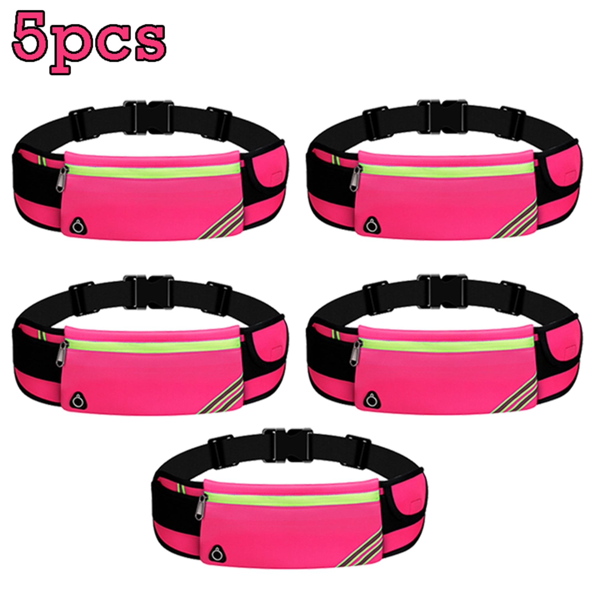 1/2/5 Pieces Fanny Pack Running Belt - Red Rose, Elbourn Rose Red Running Belt Waist Pack Bag for Running Accessories for iPhone 11 12 Pro Max(Wholesale) -