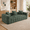 Olive Green, variant on Rophefx 66.5" Chenille Cloud Sofa Couch Loveseat,Modern 2 Seater Deep Seat Sofa with Pillows for Living Room Apartments, No Assembly,White