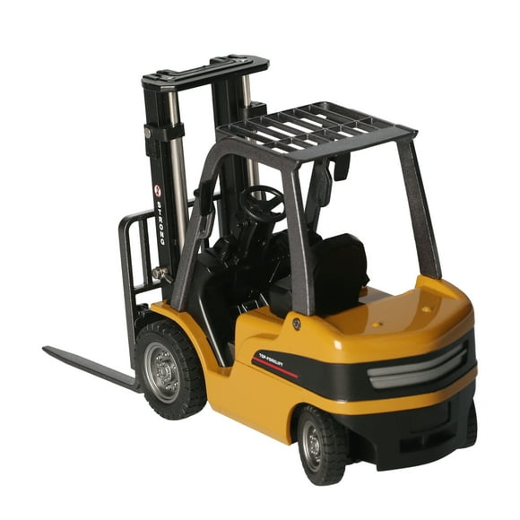 TFixol Forklift Model 1/50 Metal Fork Truck Engineering Car Vehicle Construction Gift for Kids Boys