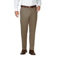 thumbnail image 2 of Haggar Men's Work To Weekend Hidden Expandable Waist No Iron Plain Front Pant, Bark, 38Wx34L, 2 of 4