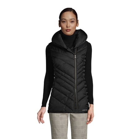 Lands' End Women's Insulated Cozy Fleece Lined Primaloft Vest