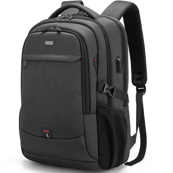 Mochila DUSLANG para portátil de 17 pulgadas resistente al agua negra