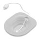 thumbnail image 1 of Baño de asiento para asiento de inodoro, baño de cadera, área de asiento más amplia, universal, gran capacidad, plegable, asiento de para bidé Gris Salvador Lavabo de baño de asiento, 1 of 6